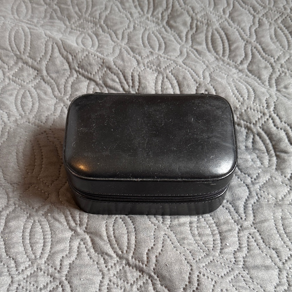 Black Zippered Storage Case